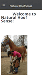 Mobile Screenshot of naturalhoofsense.com